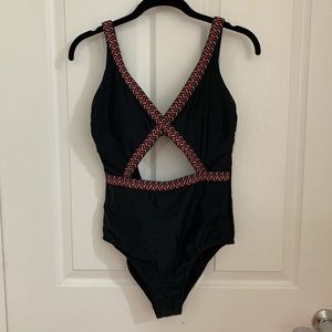Target Xhilaration Embroidered One Piece Swimsuit
